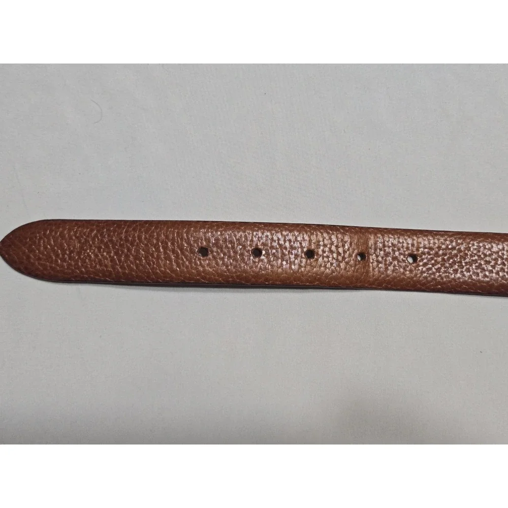 i santi Genuine Italian Leather Textured Brown Belt Fits 36-38